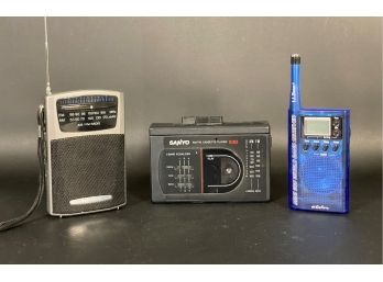 Three Little Hand-Held Radios, Including LL Bean Short-Wave
