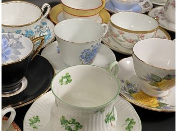 A Beautiful Assortment Tea Cups & Saucers, Fine China