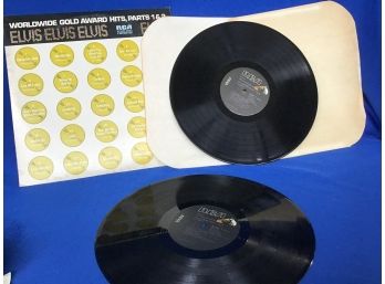 Worldwide Gold Award Hits, Part 1 &2 Elvis Records