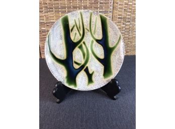 Early Tree Painted Pottery Dish