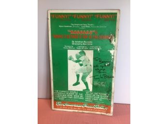 Tony Lo Bianco Signed Theater Poster