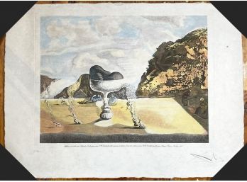 An Original Signed Etching, 'Invisible Afghan With The Apparition' By Salvador Dali, (1904-1989) 165 Of 225