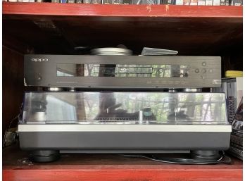 Oppo Blu Ray Disc Player And Audio Technica Turntable