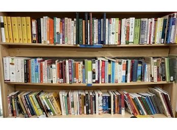 Library Shelves Of Books - 'H'