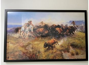 A Framed Print By Charles Marion Russell