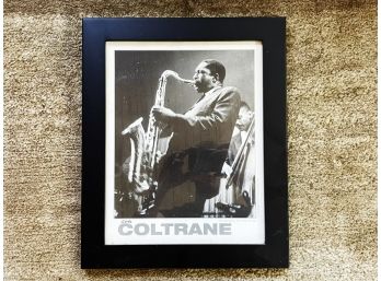 A Framed John Coltrane Print