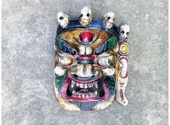 An Antique Tibetan Mask