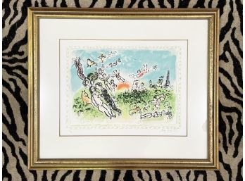 An Original Lithograph, Pencil Signed, Marc Chagall, Numbered 5/50