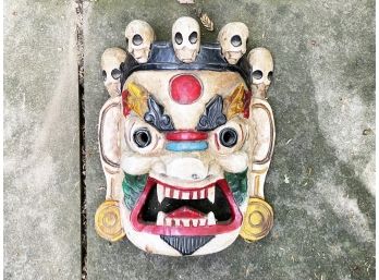 An Antique Tibetan Mask