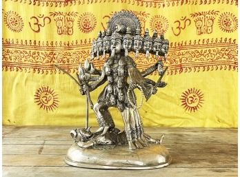 A Bronze Cast Of The Hindu Goddess Kali