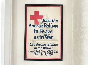 An Authentic WWI Era Red Cross Poster