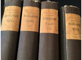 Miscellaneous  Works Of  Lord Macaulay 1880 In 5 Volumes Antiquarian Books