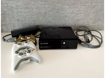 X Box 360 With Three Game Controlers