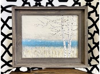 Framed Landscape By Local Artist In Oil