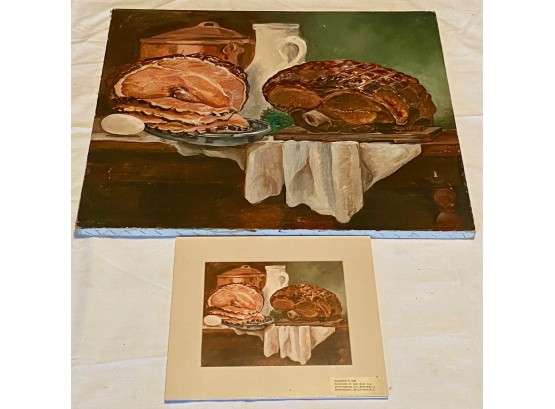 Ann Linden, Oil On Canvas, McArthur's Smokehouse, Millerton, NY, Unsigned