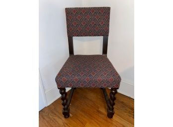 Antique Rope Turned Leg Side Chair