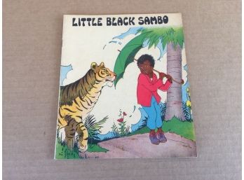 Little Black Sambo. Vintage 1932 Platt & Monk Co. Illustrated Children's Book.