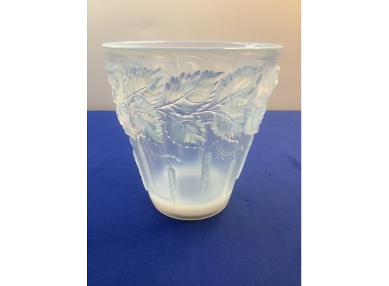 Milky Clear Glass Cup