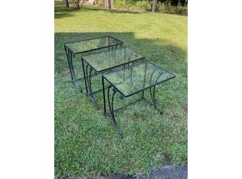 Set Of Nesting Outdoor Tables