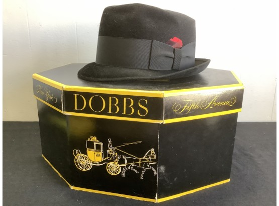 Dobbs Fifth Avenue Hat Box And Fedora
