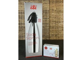 Isi Soda Siphon With Soda Chargers