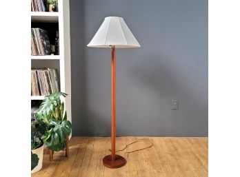 Original 60s Danish Solid Teak Floor Lamp