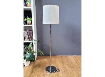 60s Walter Von Nessen Chrome Floor Lamp