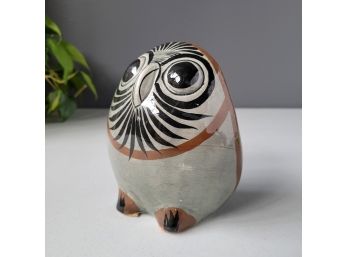 70s Era 6' Mexican Pottery Owl