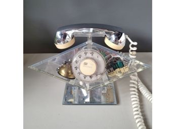 Rare 70s Modern Lucite Telephone