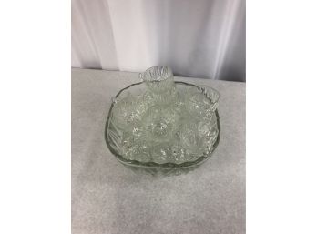 Punch Bowl With 19 Cups Perfect For Shower