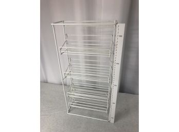 Wire Shelf With Hinge And Adjustable Shelves