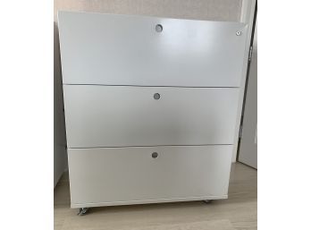 Building Block 3H Three Drawer Lateral File On Caster Feet - Retail $1,290, (two Of Three Sections)