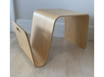 Offi Teak Bentwood Side Table By Latvia