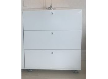 Building Block 3H Three Drawer Lateral File On Caster Feet - Retail $1,290, (1 0f 3 Sections