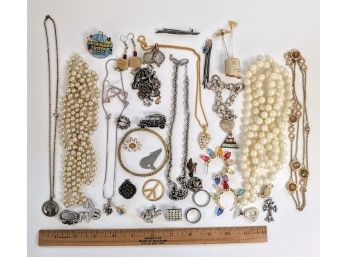 Bundle Of Miscellaneous Costume Jewelry For All Kinds Of Styles - WYSIWYG