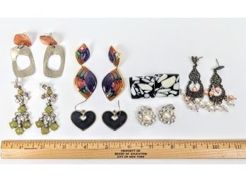 Septet Of Creative And Fabs Summery Pierced Earrings
