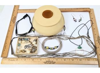 Miscellaneous Jewelry {Wear Parts Repairs} #11 - Necklaces Bracelets Beads Antique Celluloid Hair Receiver