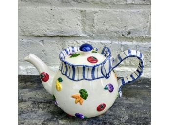Cheerful TeaPot By Fitz & Floyd