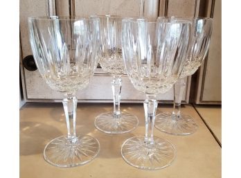 Four Waterford Wine Goblets