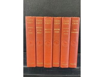 Vintage Zane Grey 1928- 1940 Knight Of The Range- Western Union And Other Titles