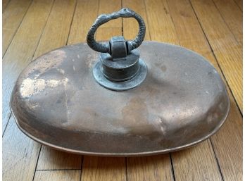 Antique 1900s Copper Hot Water Bottle/ Bed Warmer. For Sleeping, Feet, Carriages, Etc!