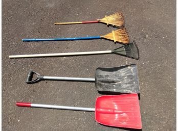 Kid's Rakes And Shovels To Make Sure They Do Some Chores Around The House