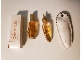 Two Mini Vintage Perfumes, One Chantilly