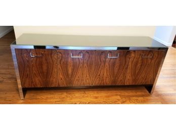Awesome And Sleek Styled MCM Rosewood Buffet Table Designed By John Stewart  Retailed Over $2,800