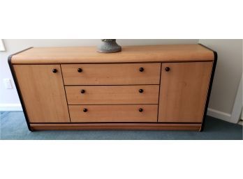 Handsome & Contemporary Light Wood Dresser By 'Dynamic Furniture Co.'