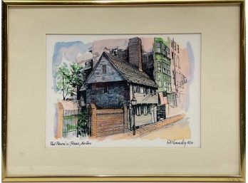 Framed Print Of Paul Revere's Home