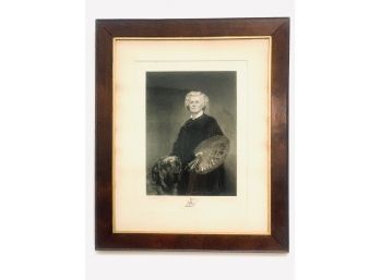The Late Great Rosa Bonheur / Framed Print Of Original Portrait Painted By Consuela Fould  ( LOC: FFD 1)