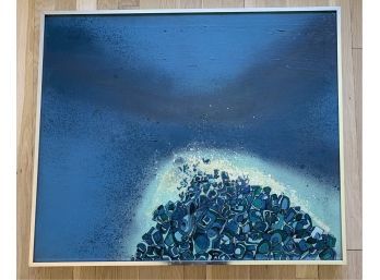 Midnight Sea / Original Abstract Painting  (LOC: FFD 1)