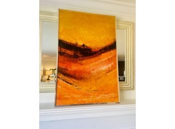 Deep Sunset / Signed Original Abstract Painting   (LOC: FFD 1)