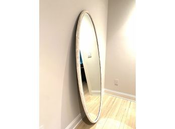 Tall Oval Mirror - Ivory Color Tiles By Interlude Home  (LOC: FFD 1)